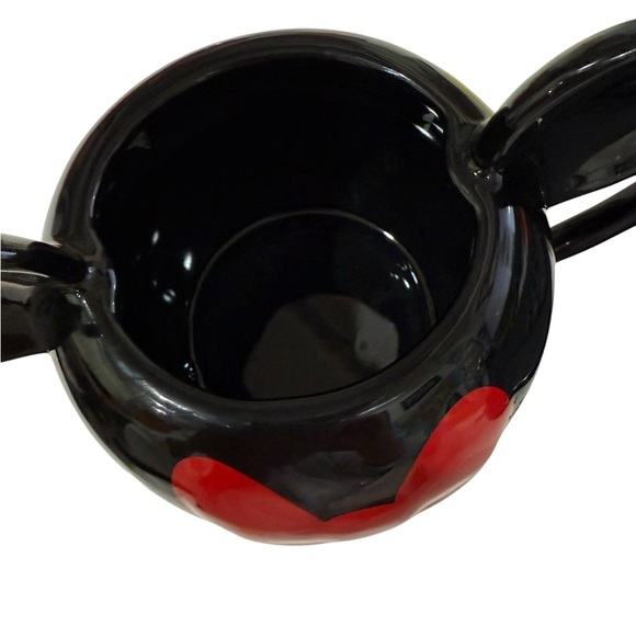 Disney Minnie Mouse Icon Signature Ceramic Mug 23ounce 3D Ears Raised Bow New - Picture 3 of 5